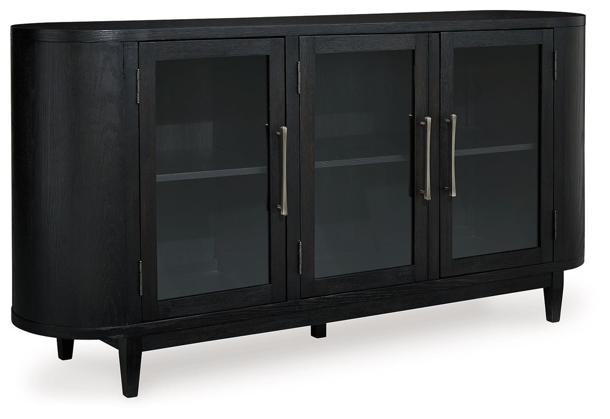 Rowanbeck - Black - Dining Room Server by Signature Design by Ashley® | Bel Furniture