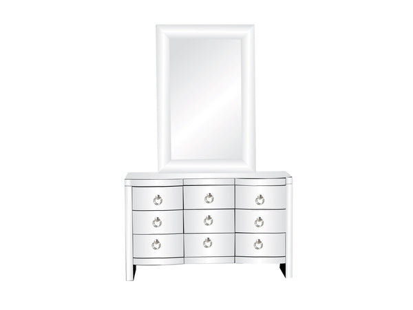 DRESSER AND MIRROR SET - BEL Furniture