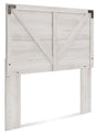 Shawburn - Crossbuck Panel Headboard Light Brown by Signature Design by Ashley® | Bel Furniture