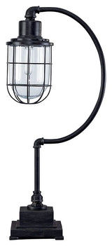 Jae - Antique Black - Metal Desk Lamp by Signature Design by Ashley® | Bel Furniture