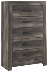 Wynnlow - Gray - Five Drawer Chest by Signature Design by Ashley® | Bel Furniture