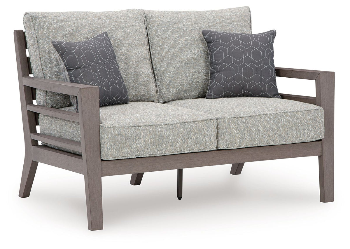 Hillside Barn - Gray / Brown - Loveseat W/Cushion by Signature Design by Ashley® | Bel Furniture