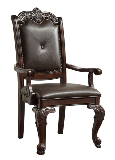 Kiera - Arm Chair Dark Brown by Crown Mark | Bel Furniture