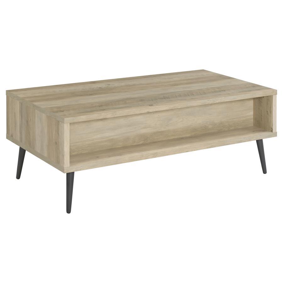 Welsh - 1-Drawer Engineered Wood Coffee Table Antique Pine - Distressed Pine