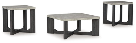 Sharstorm - Two-tone Gray - Occasional Table Set (Set of 3) by Signature Design by Ashley® | Bel Furniture