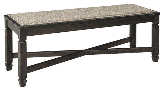 Tyler Creek - Black / Grayish Brown - Upholstered Bench by Signature Design by Ashley® | Bel Furniture