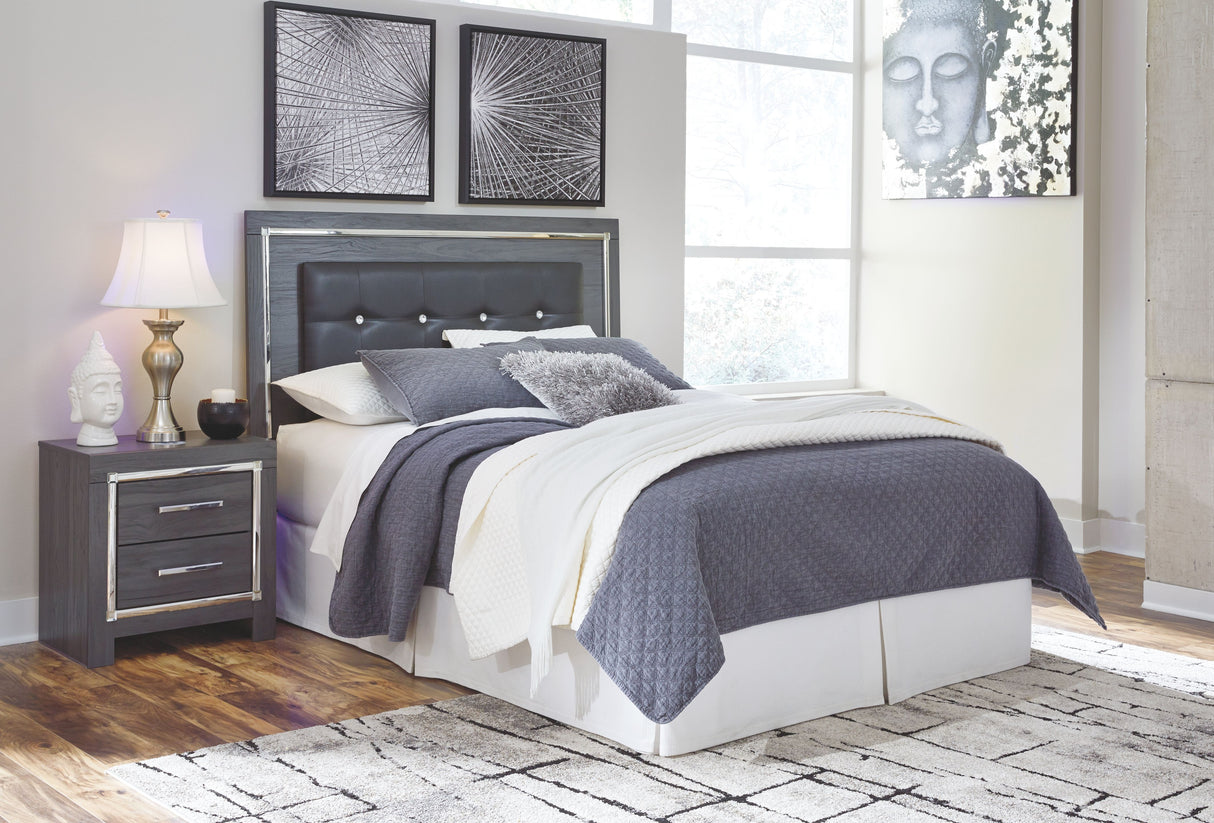 Lodanna - Upholstered Panel Headboard Gray by Signature Design by Ashley® | Bel Furniture