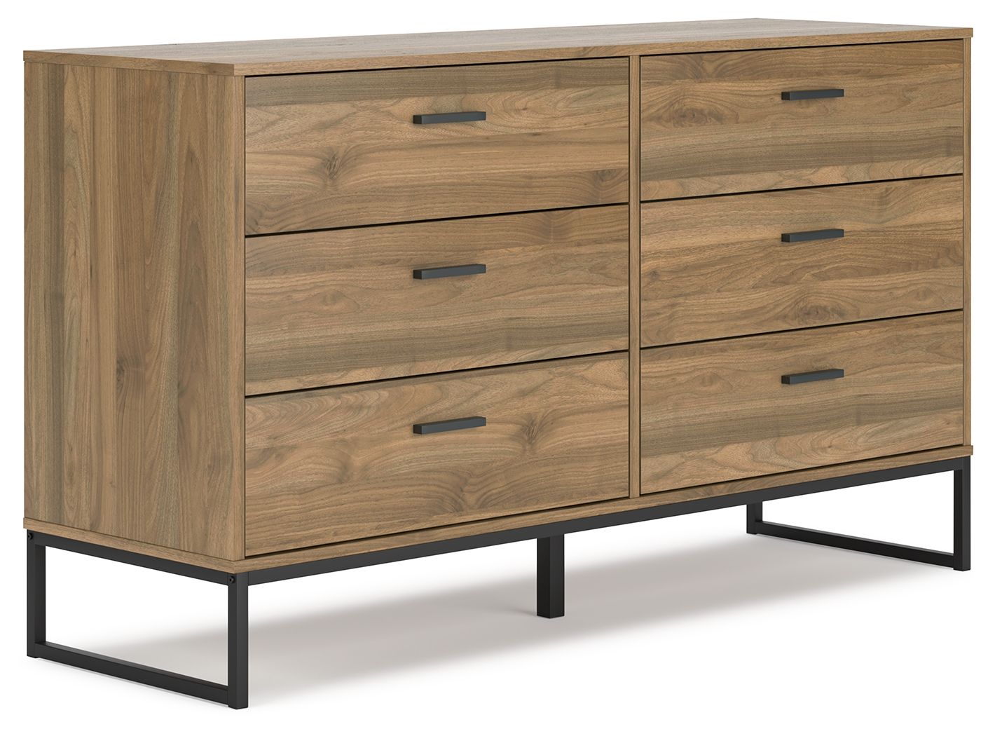 Deanlow - Honey - Six Drawer Dresser - Dressers by Signature Design by