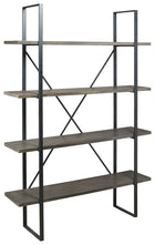 Gilesgrove - Bookcase - Black / Gray