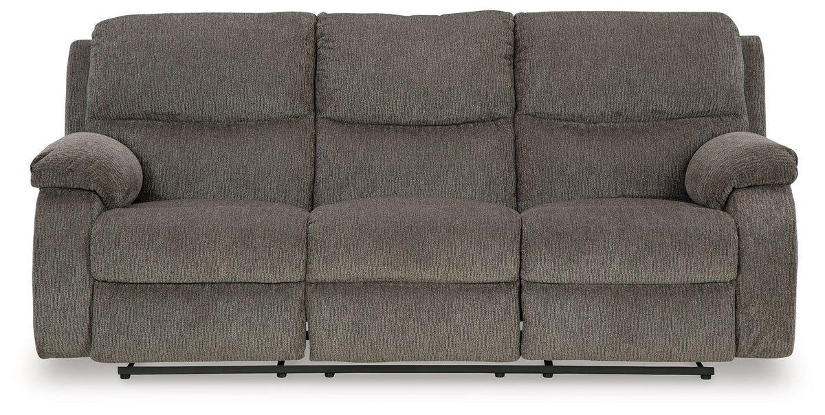 Scranto - Reclining Sofa Dark Gray by Signature Design by Ashley® | Bel Furniture