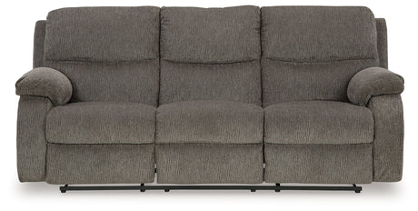 Scranto - Reclining Sofa Dark Gray by Signature Design by Ashley® | Bel Furniture