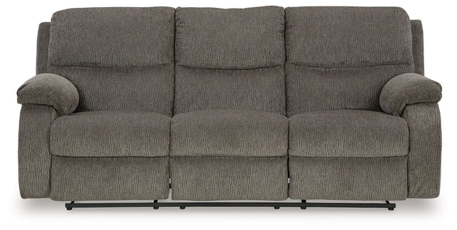 Scranto - Reclining Sofa Dark Gray by Signature Design by Ashley® | Bel Furniture