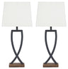 Makara - Table Lamp Dark Brown 2 Pieces by Signature Design by Ashley® | Bel Furniture