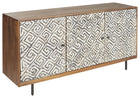 Kerrings - Accent Cabinet - Brown / Black / White