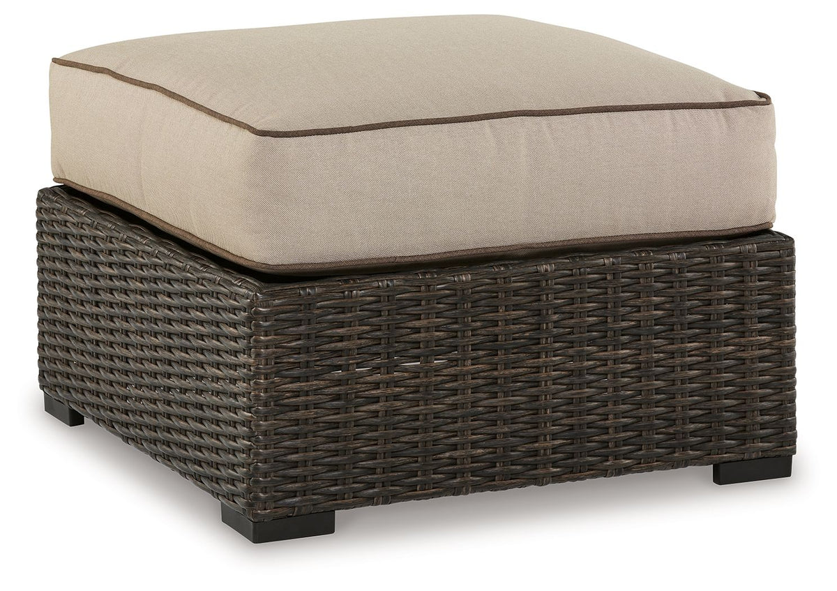Coastline Bay - Brown - Ottoman With Cushion by Signature Design by Ashley® | Bel Furniture