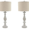 Bernadate - Table Lamp (Set of 2) Light Brown 2 Pieces by Signature Design by Ashley® | Bel Furniture