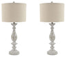 Bernadate - Table Lamp (Set of 2) Light Brown 2 Pieces by Signature Design by Ashley® | Bel Furniture