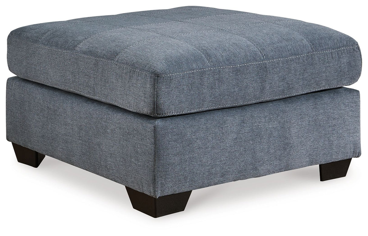 Marleton - Oversized Accent Ottoman Blue by Signature Design by Ashley® | Bel Furniture