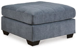 Marleton - Oversized Accent Ottoman Blue by Signature Design by Ashley® | Bel Furniture