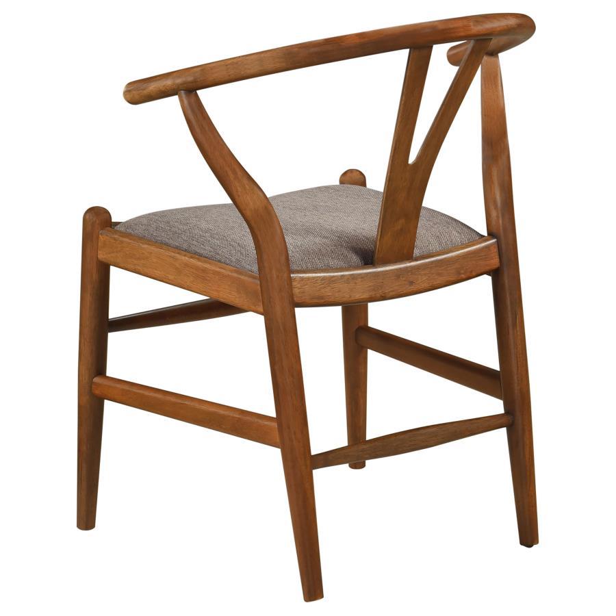 Dinah - Wood Wishbone Dining Side Chair (Set of 2) - Walnut