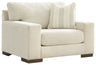 Maggie - Chair And A Half Beige by Signature Design by Ashley® | Bel Furniture