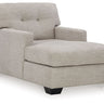 Mahoney - Chaise Pearl Silver by Signature Design by Ashley® | Bel Furniture
