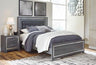 Lodanna - Panel Bed With Roll Slats Gray by Signature Design by Ashley® | Bel Furniture