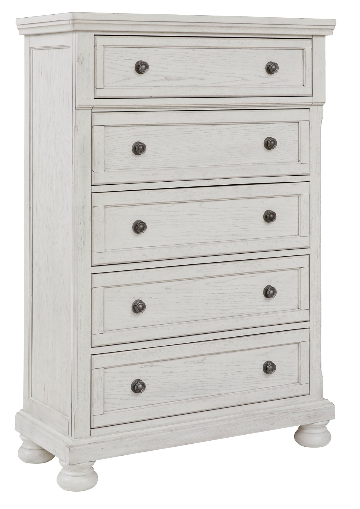 Robbinsdale - Antique White - Five Drawer Chest by Signature Design by Ashley® | Bel Furniture