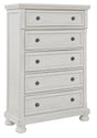 Robbinsdale - Antique White - Five Drawer Chest by Signature Design by Ashley® | Bel Furniture