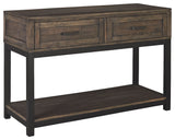 Johurst - Grayish Brown - Sofa Table by Signature Design by Ashley® | Bel Furniture