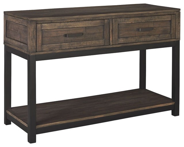 Johurst - Grayish Brown - Sofa Table by Signature Design by Ashley® | Bel Furniture