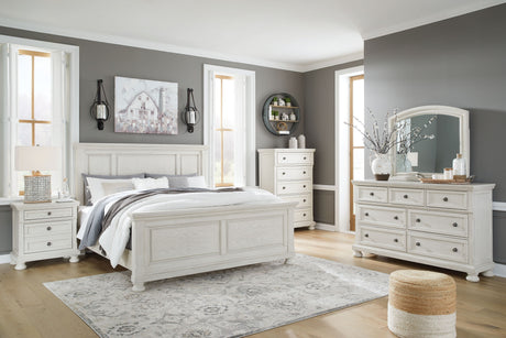 Robbinsdale - Panel Bedroom Set Beige by Ashley® | Bel Furniture