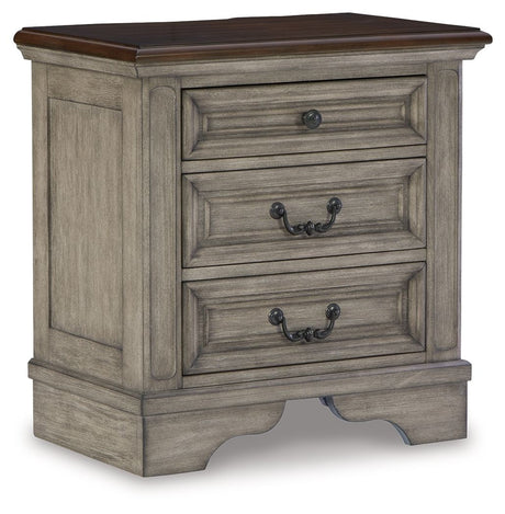 Lodenbay - Antique Gray - Three Drawer Night Stand by Signature Design by Ashley® | Bel Furniture