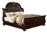 Stanley - Bed Dark Brown by Crown Mark | Bel Furniture