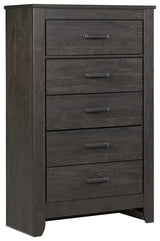 Brinxton - Charcoal - Five Drawer Chest by Signature Design by Ashley® | Bel Furniture