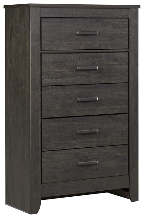 Brinxton - Charcoal - Five Drawer Chest by Signature Design by Ashley® | Bel Furniture