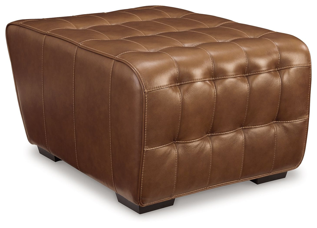 Temmpton - Chocolate - Oversized Accent Ottoman by Signature Design by Ashley® | Bel Furniture