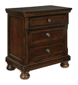 Porter - Dark Brown - Two Drawer Night Stand by Millennium® by Ashley | Bel Furniture
