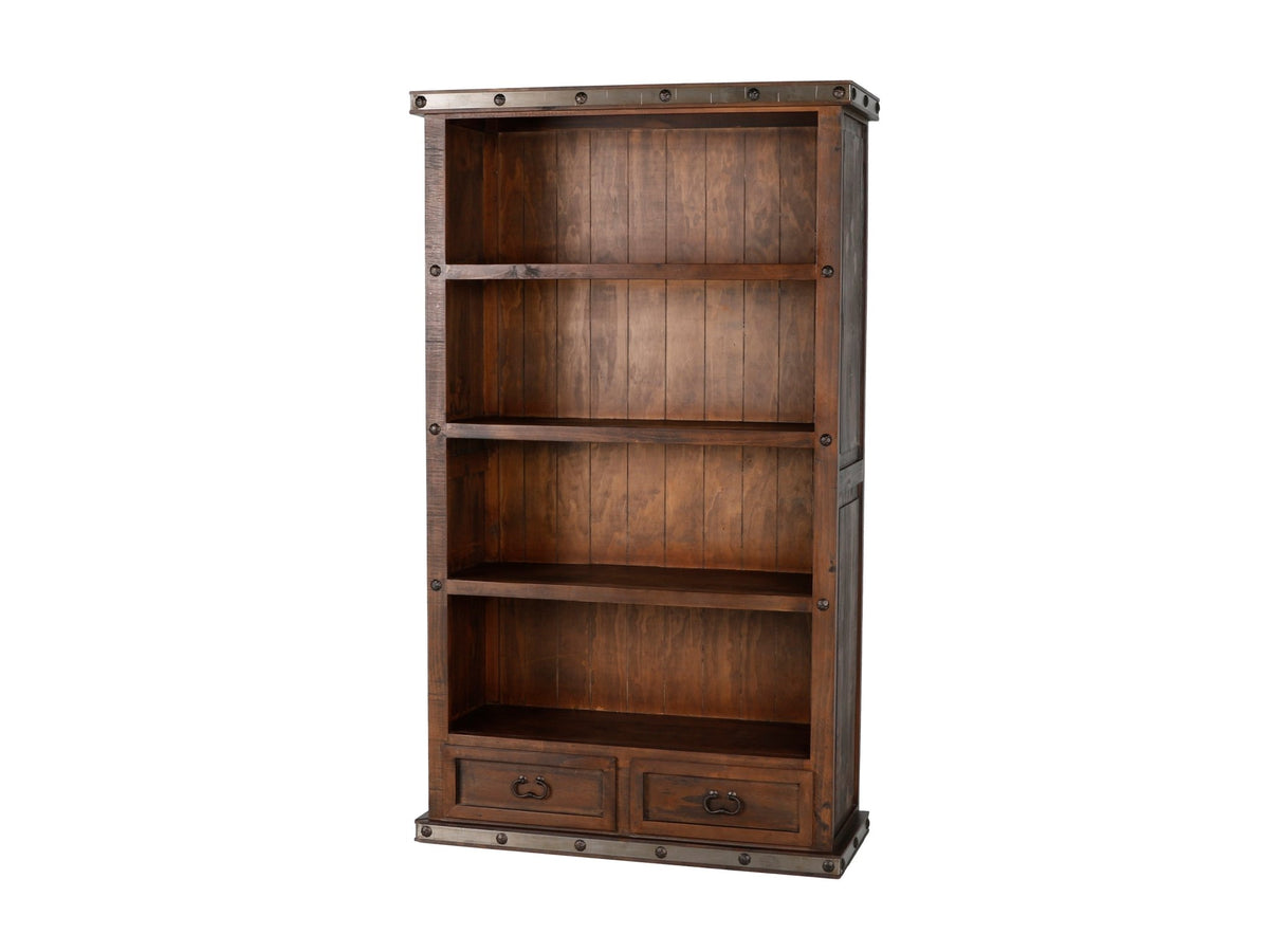 HACIENDA RUSTIC BOOKCASE by Mollai Collections | Bel Furniture