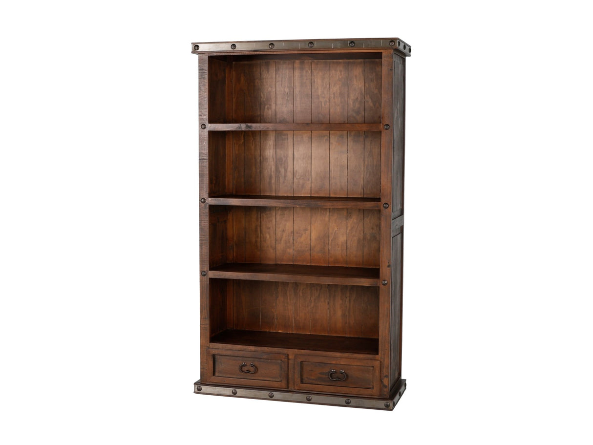 HACIENDA RUSTIC BOOKCASE by Mollai Collections | Bel Furniture