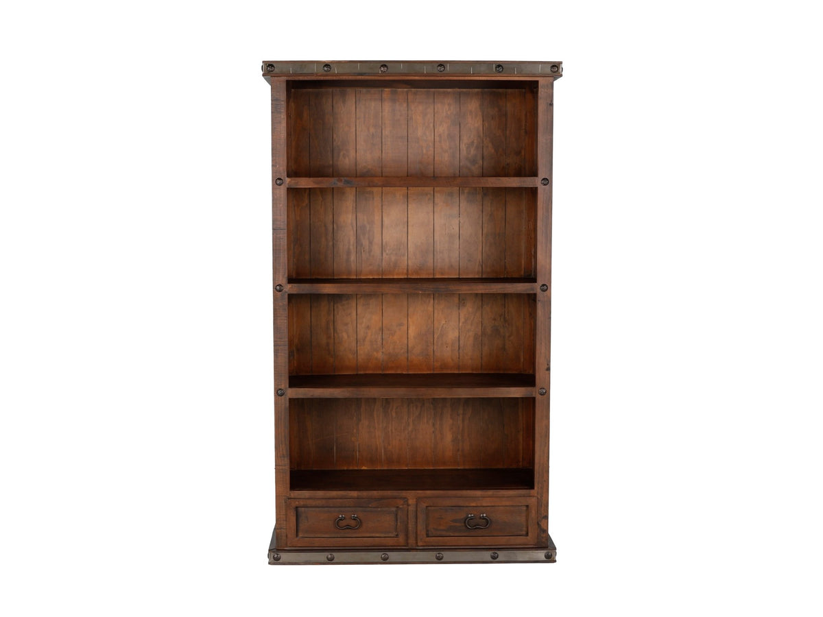 HACIENDA RUSTIC BOOKCASE by Mollai Collections | Bel Furniture
