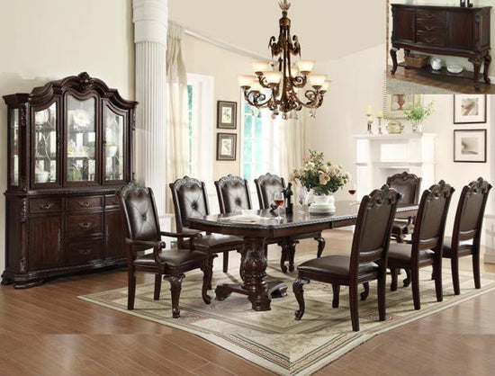 KIERA 9 PIECE DINING SET - BEL Furniture