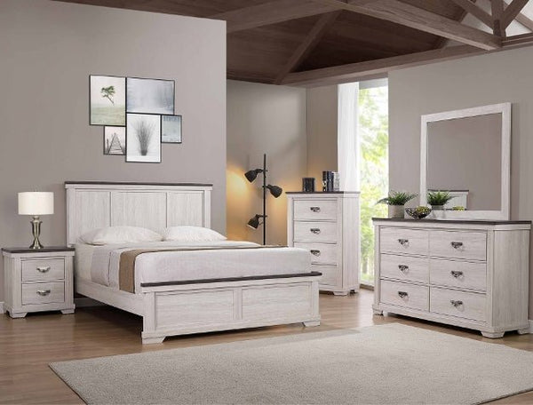 LEIGHTON 6 PIECE BEDROOM SET - QUEEN - BEL Furniture