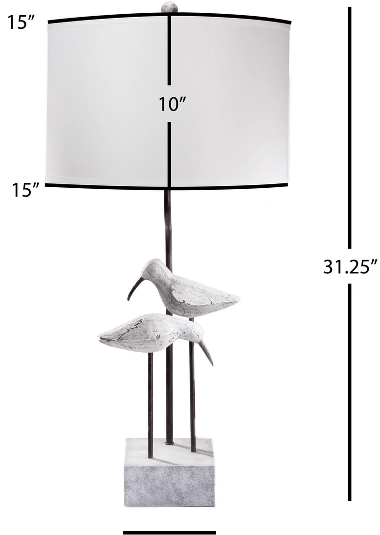 Leila Resin Table Lamp SET of 2 - BEL Furniture