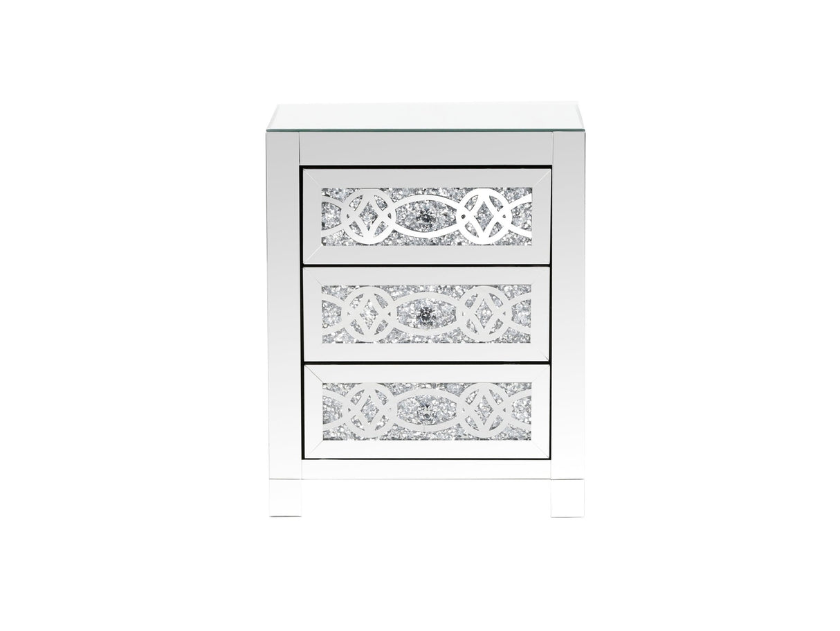 MIRRORED NIGHTSTAND by Mollai Collections | Bel Furniture