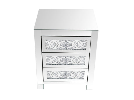 MIRRORED NIGHTSTAND by Mollai Collections | Bel Furniture