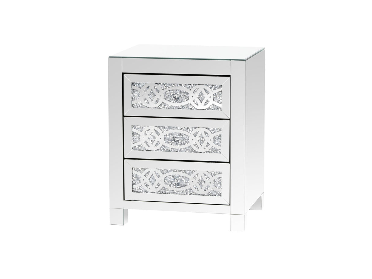 MIRRORED NIGHTSTAND by Mollai Collections | Bel Furniture