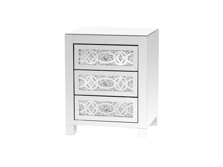 MIRRORED NIGHTSTAND by Mollai Collections | Bel Furniture
