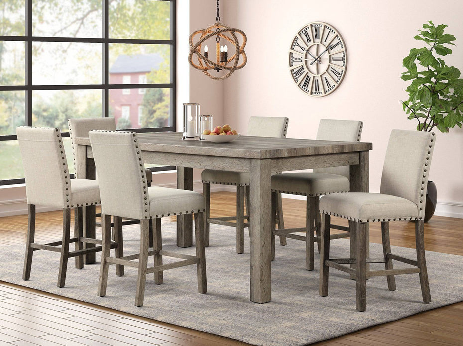 7 PIECE DINING ROOM SET - BEL Furniture