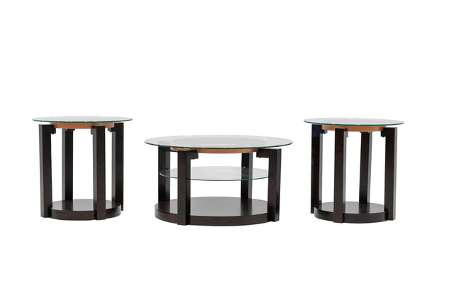 3 Piece Coffee Table Set by Mollai Collections | Bel Furniture